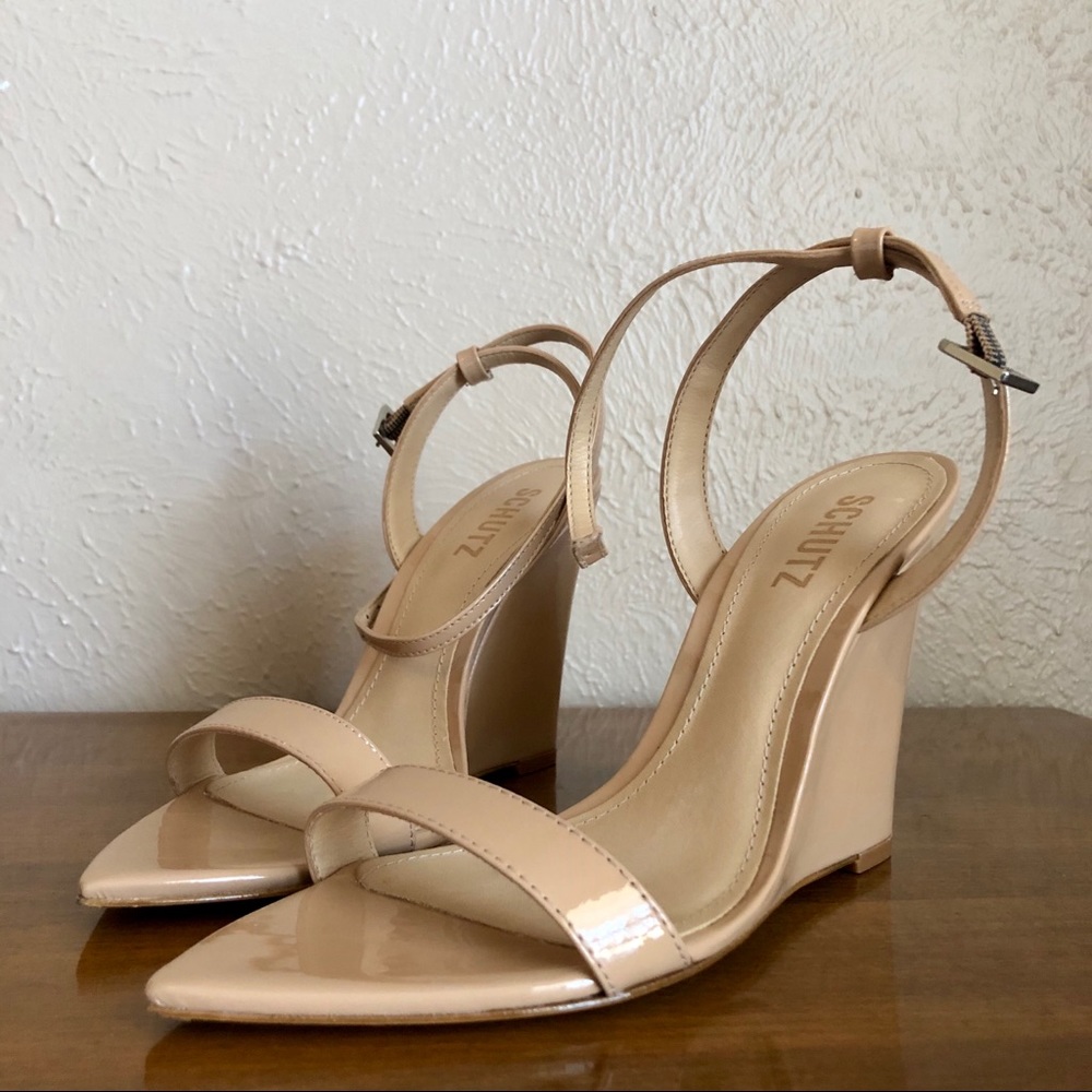 SCHUTZ RAQUEL WEDGES sz 7.5